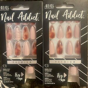 Almond Blush and Tortoiseshell Pess on Nails 2 Pack